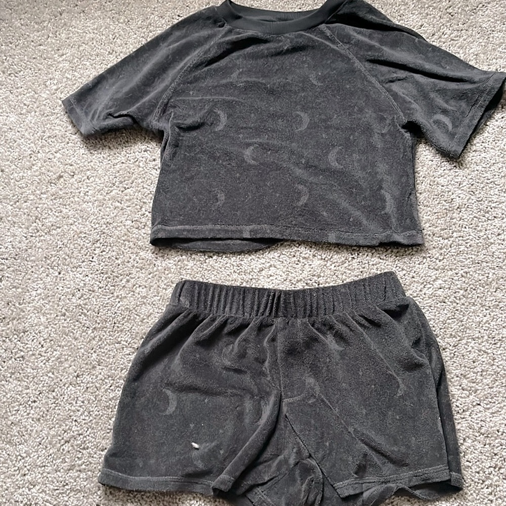 Girls moon and star pajama set